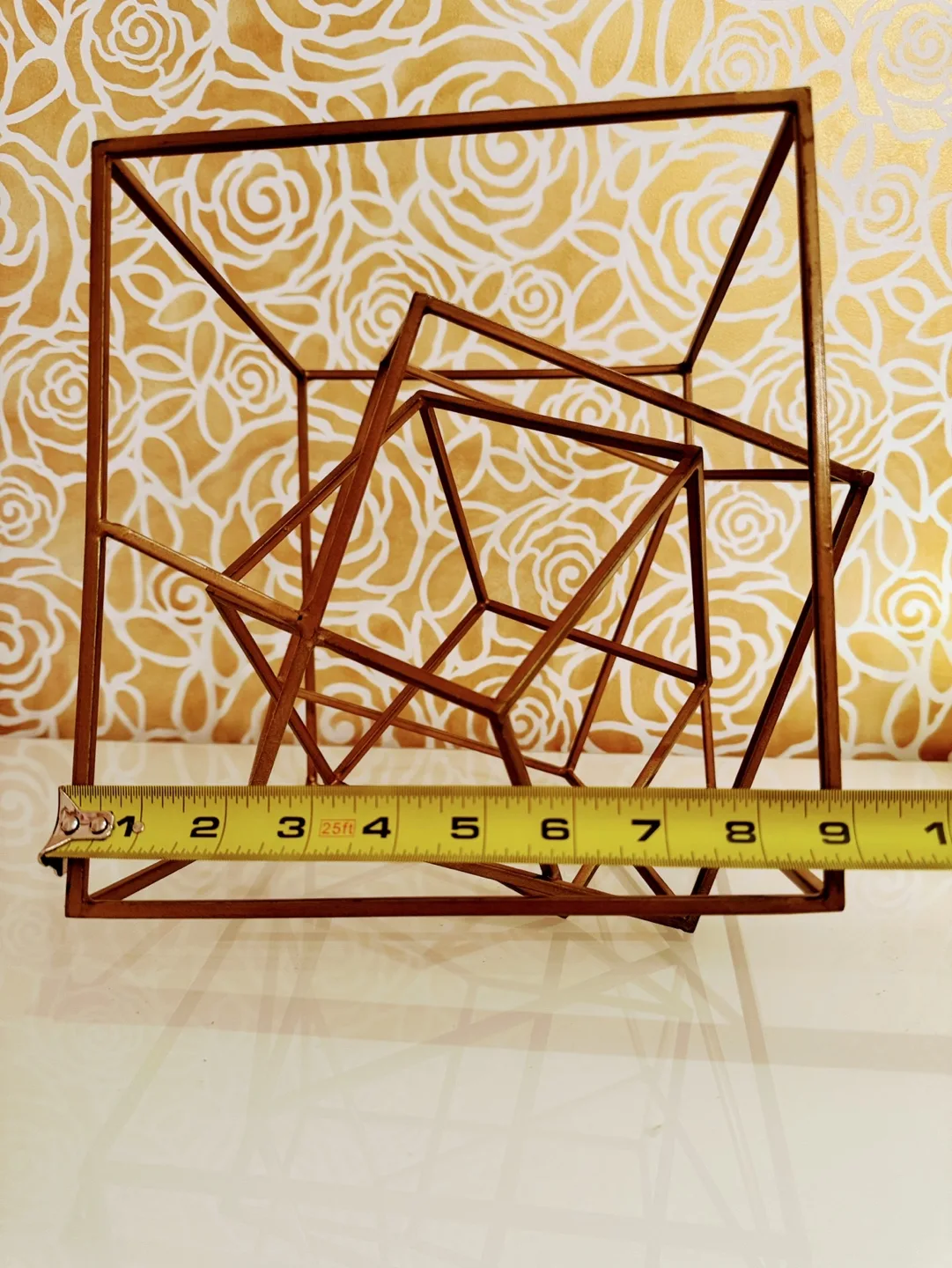 Geometric Brass Centerpiece Home Decor image indicator(8)