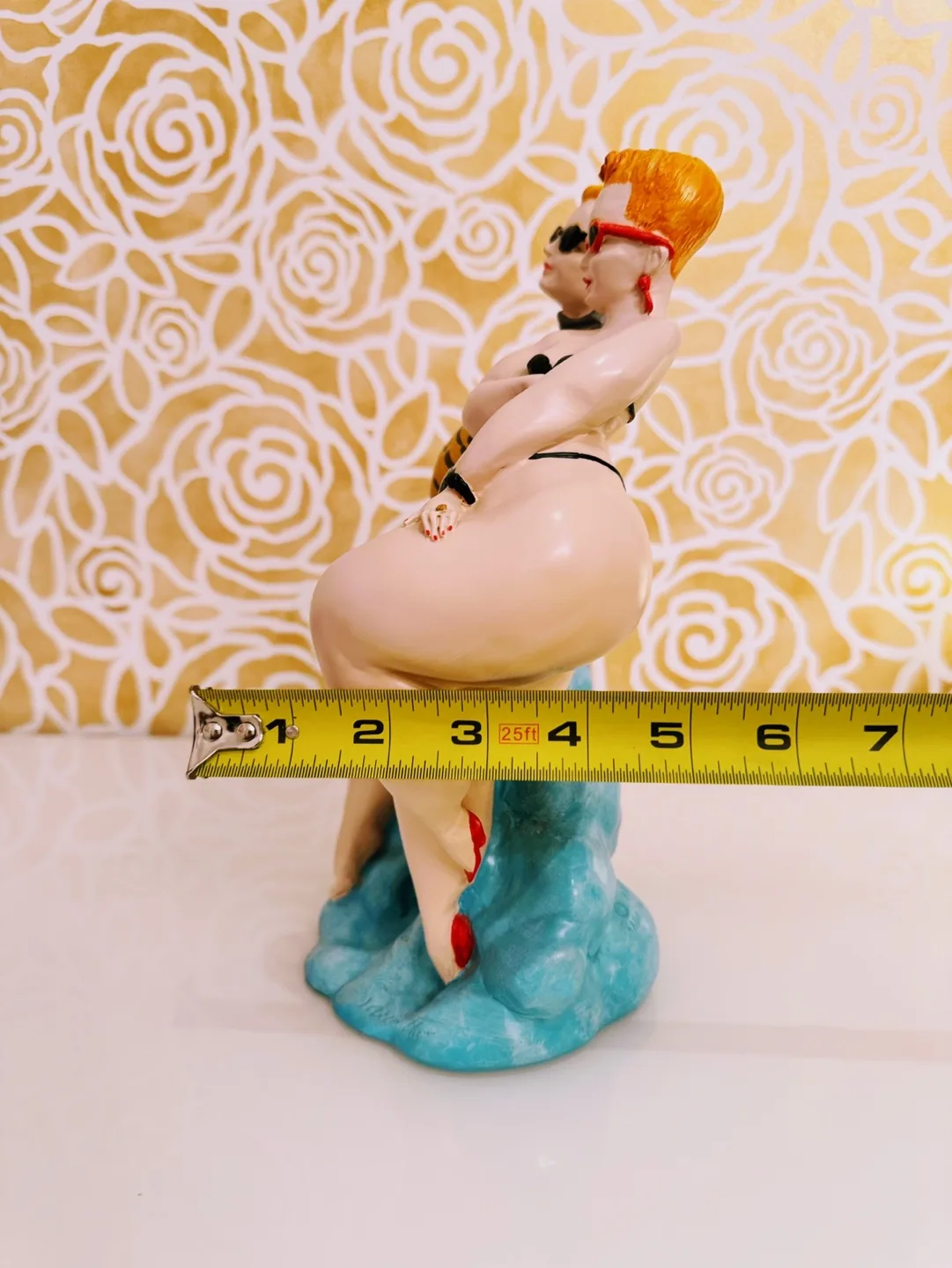 Emilio Casarotto Collectible Chubby Beach Couple, Signed. image indicator(10)