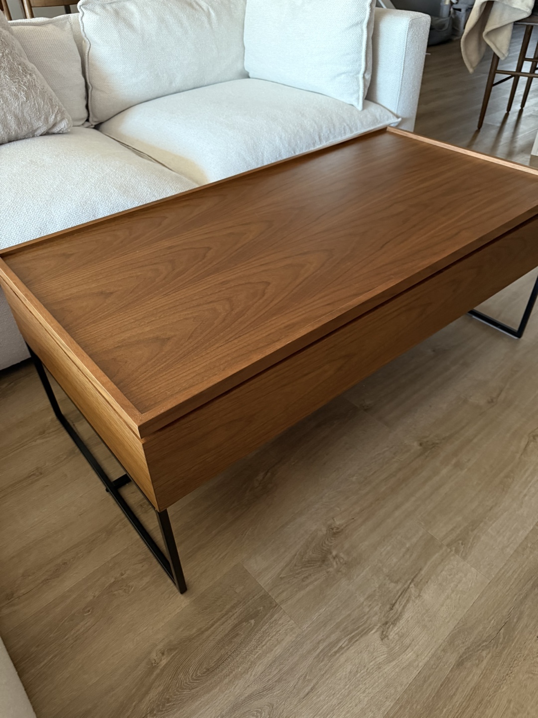 Coffee table with storage 120 cm - photo 2