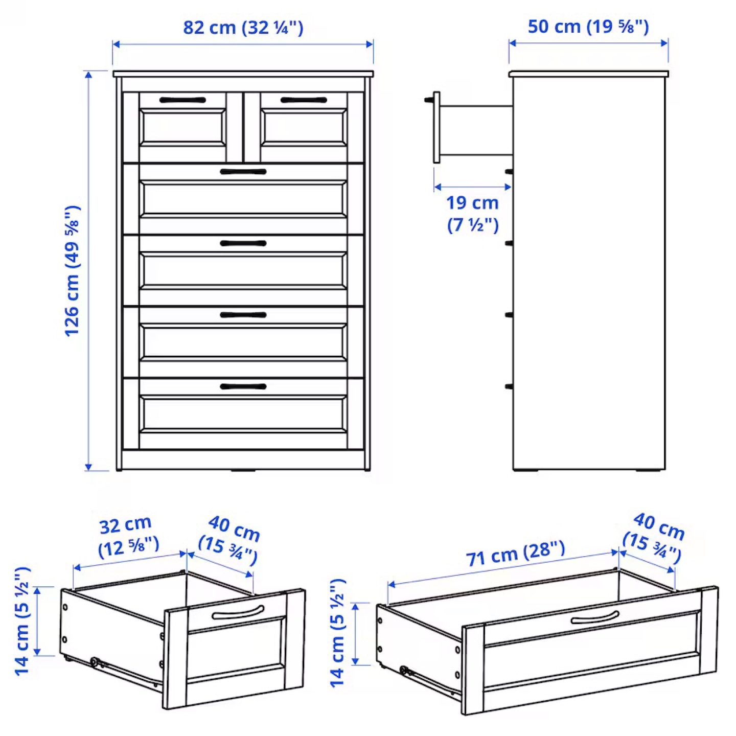 6-drawer chest - photo 4
