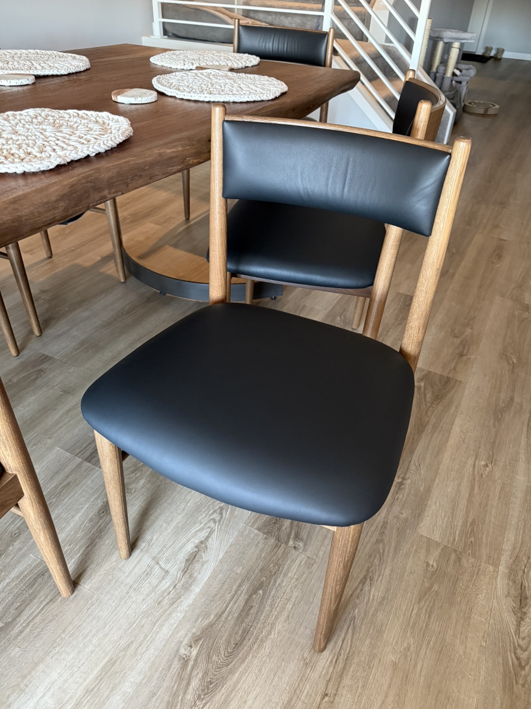 6 Leather Dining Chairs
