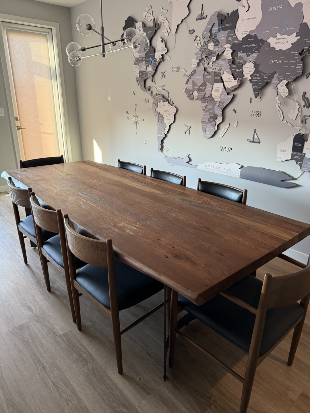 2 Leather Dining Chairs with Arms - photo 3