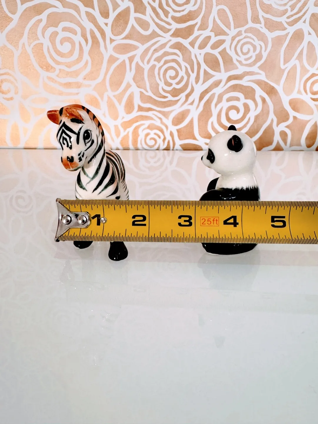 Vintage Animal Figurines: Panda and Zebra image indicator(8)