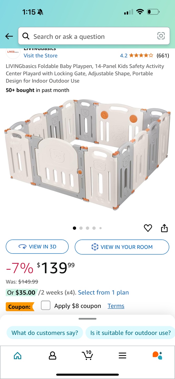 Foldable Baby Playpen