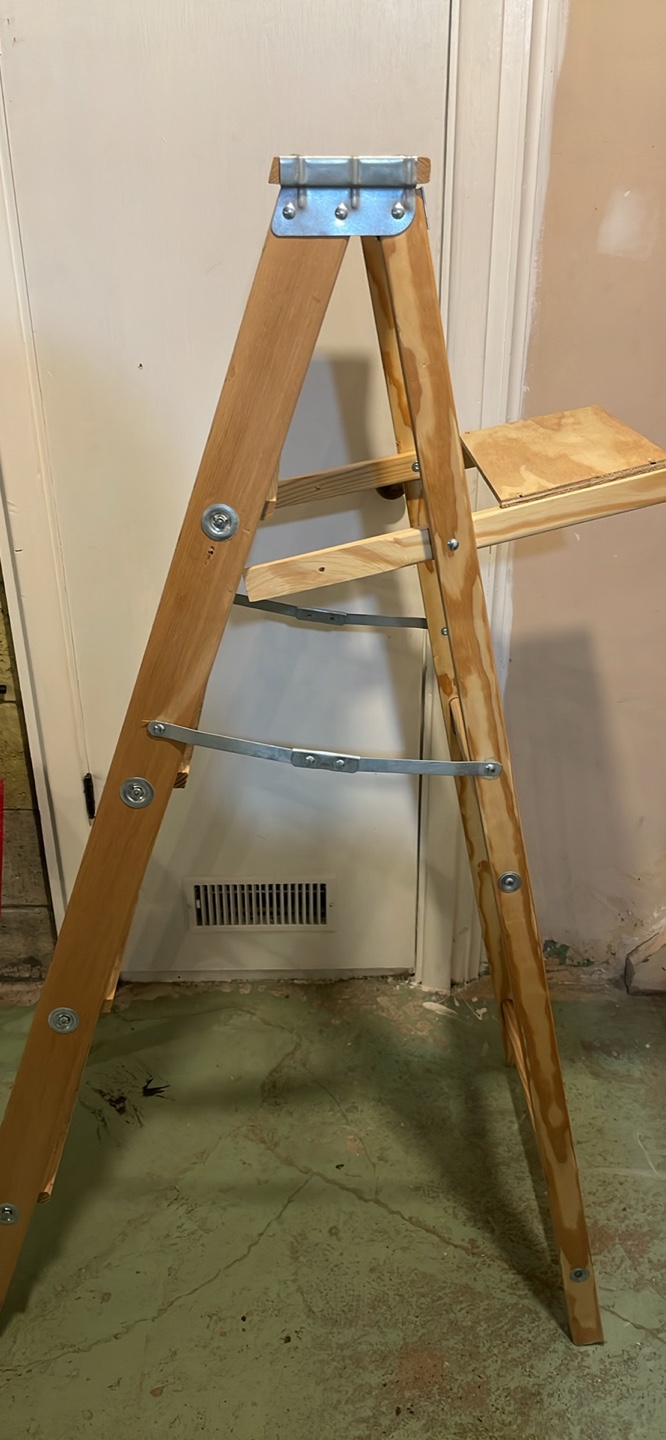 Decorative Wooden Step Ladder with Shelf🧡 - photo 2
