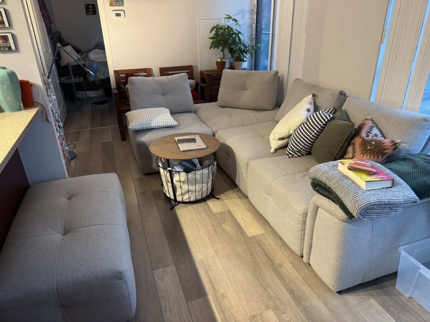 Modular Sectional Sofa - Beige - photo 3