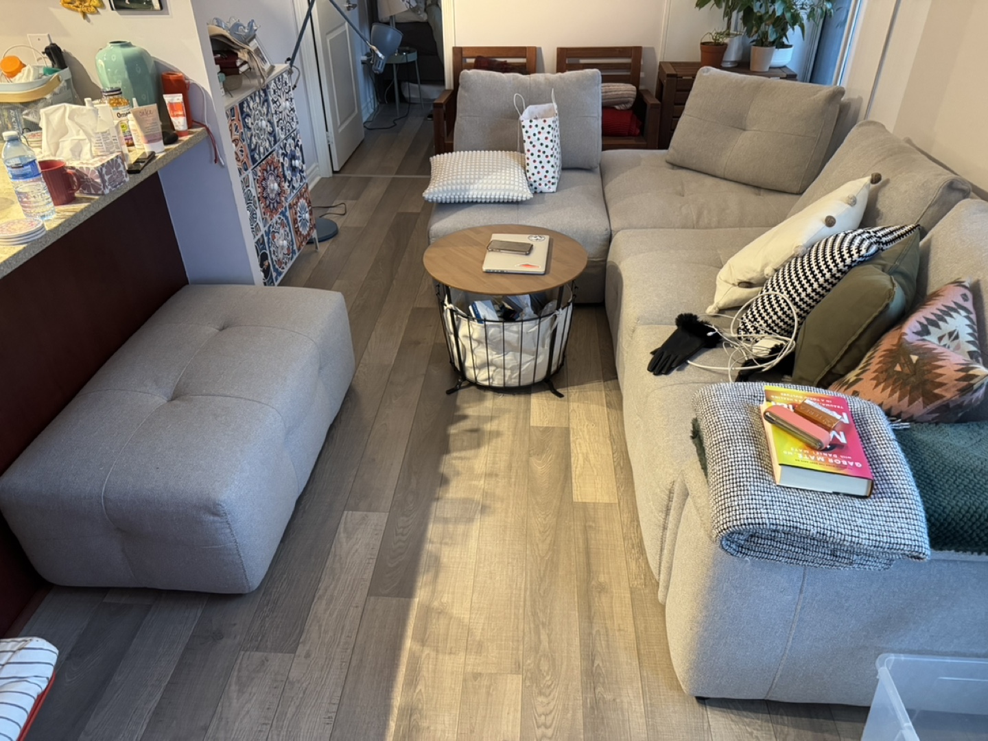 Modular Sectional Sofa - Beige - photo 4