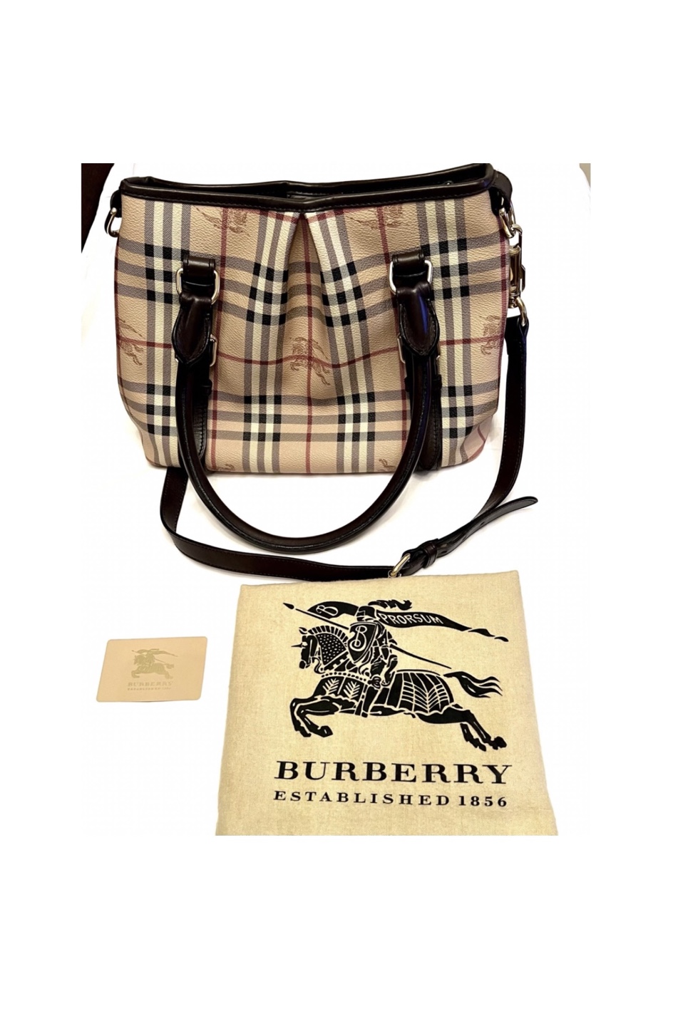 Burberry Nova Check Shoulder Bag