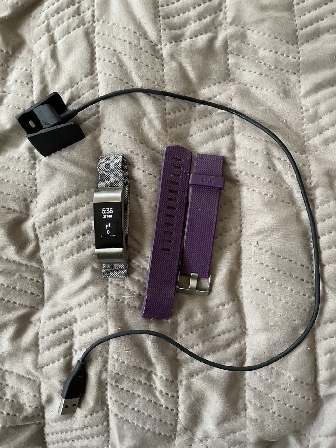 Fitbit Charge 2 with Bands and Charger