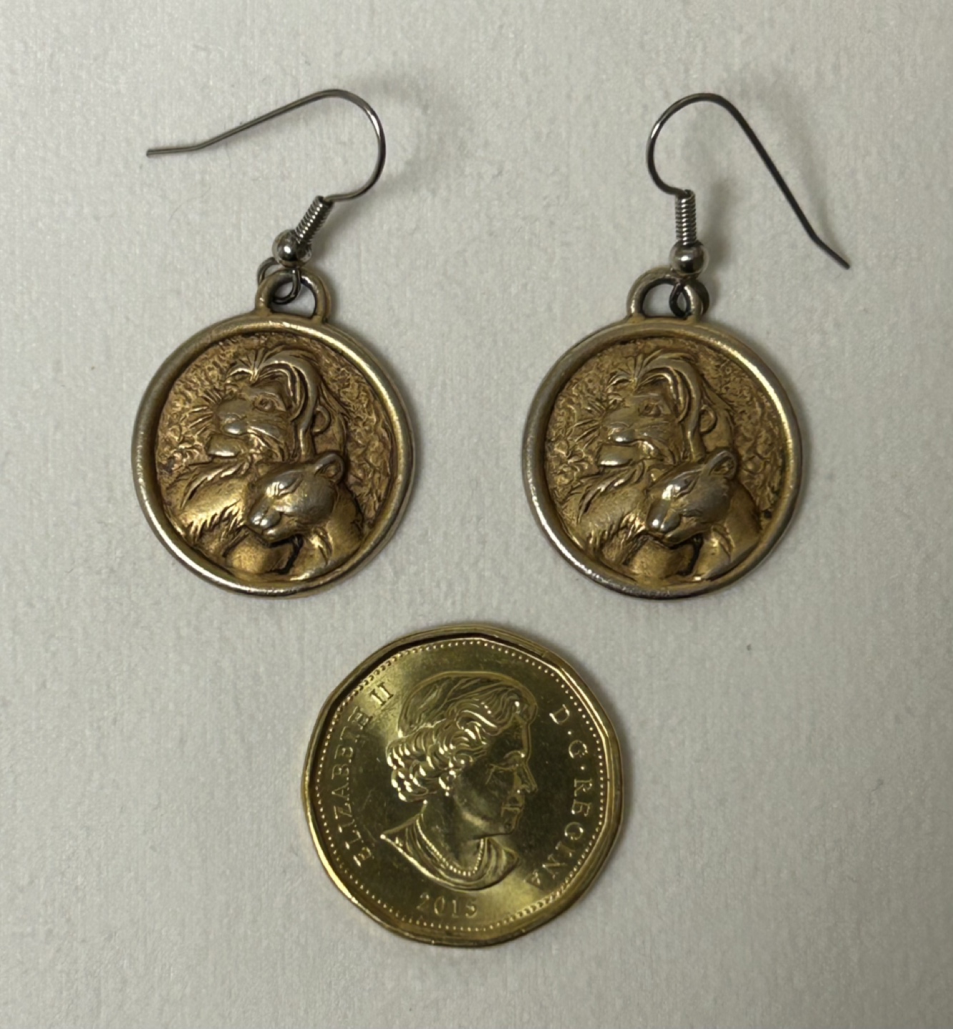 Vintage Disney Lion King Simba & Nala Earrings - photo 2