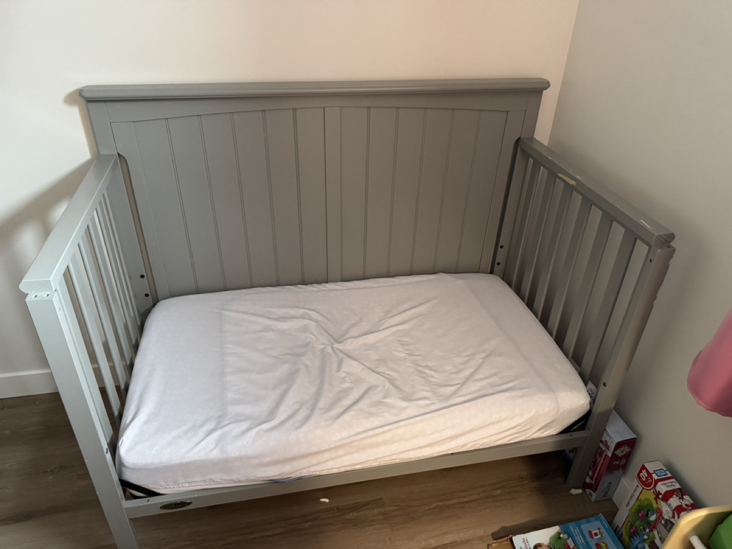 Convertible Crib - Grey