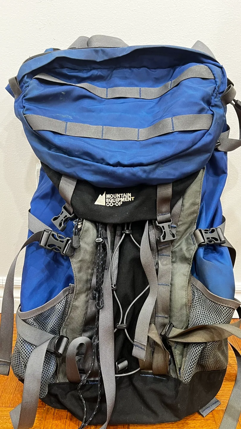 Mountain Equipment Co-op Backpack - Blue & Grey Hiking Pack image indicator(2)