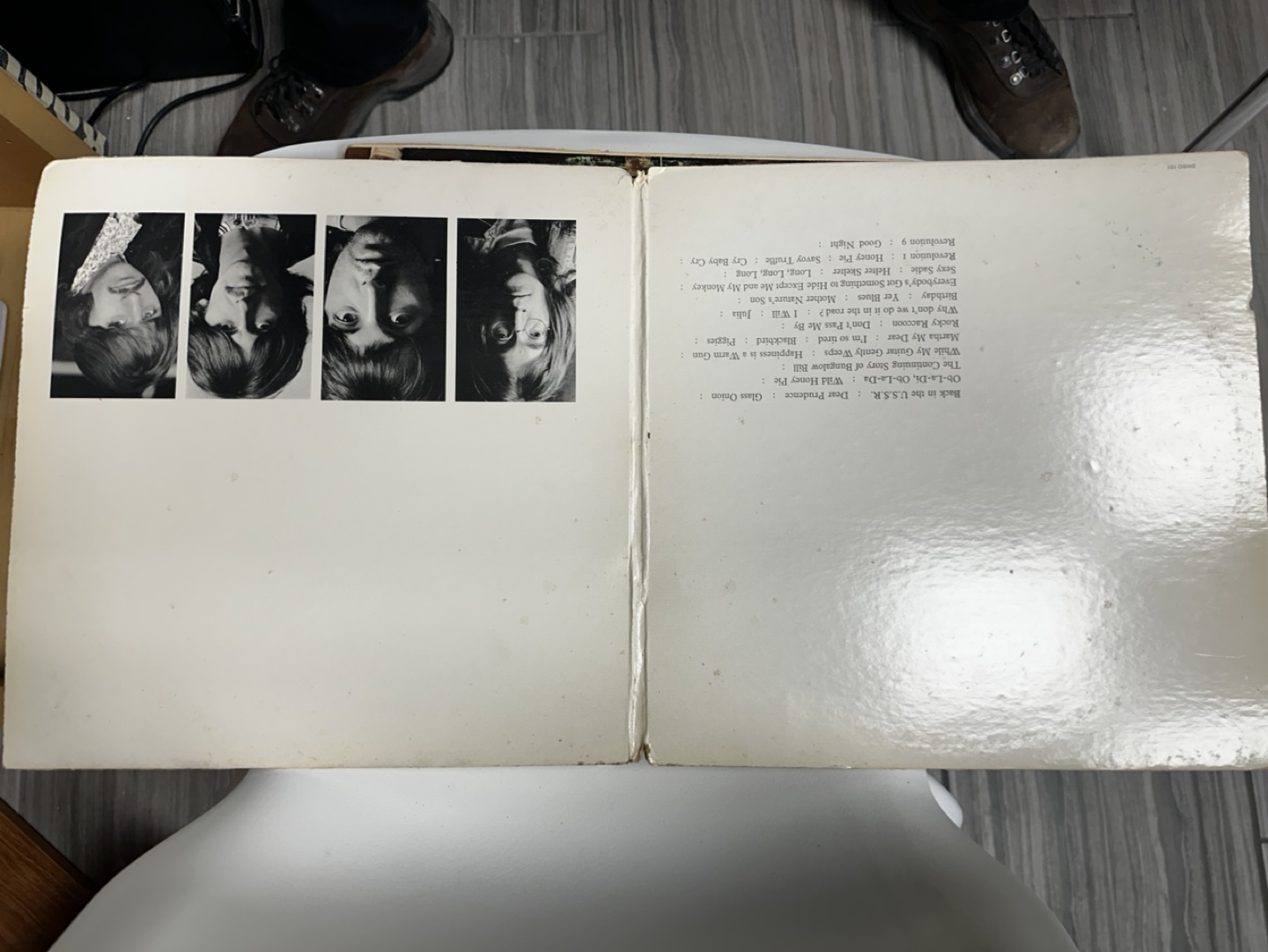 Vintage Beatles Vinyl Record Collection (4 LPs)