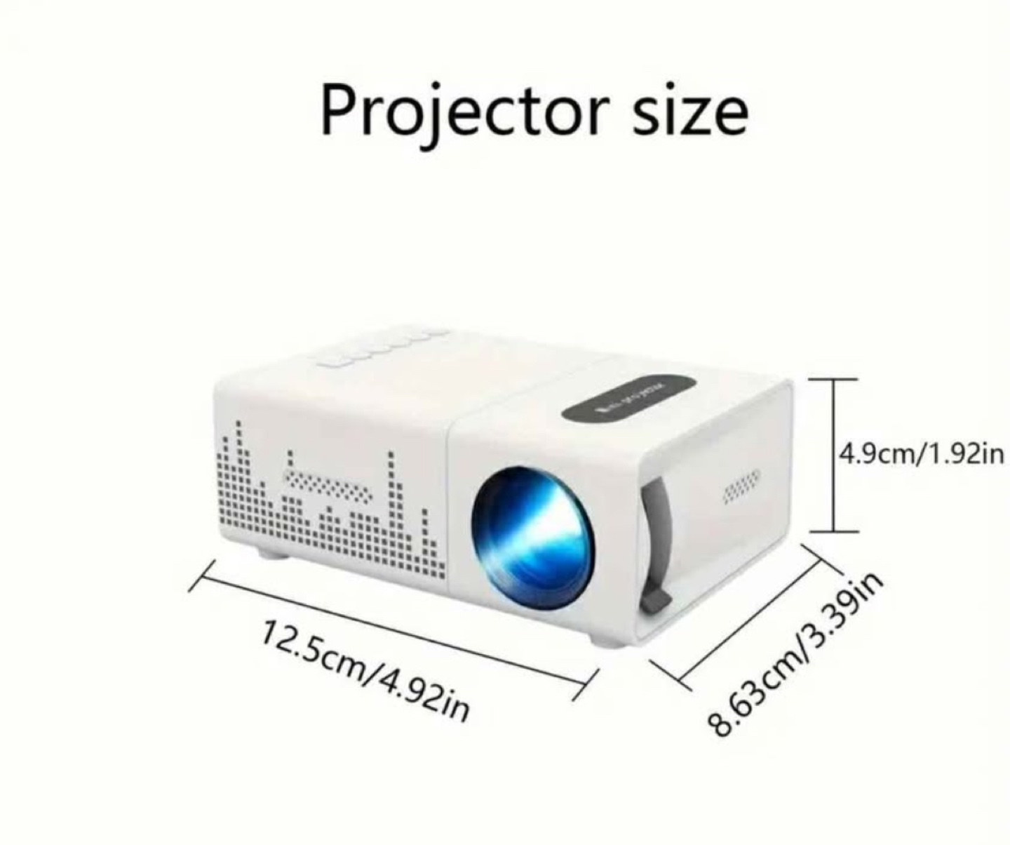 Mini LED Projector with Remote & Accessories - photo 2