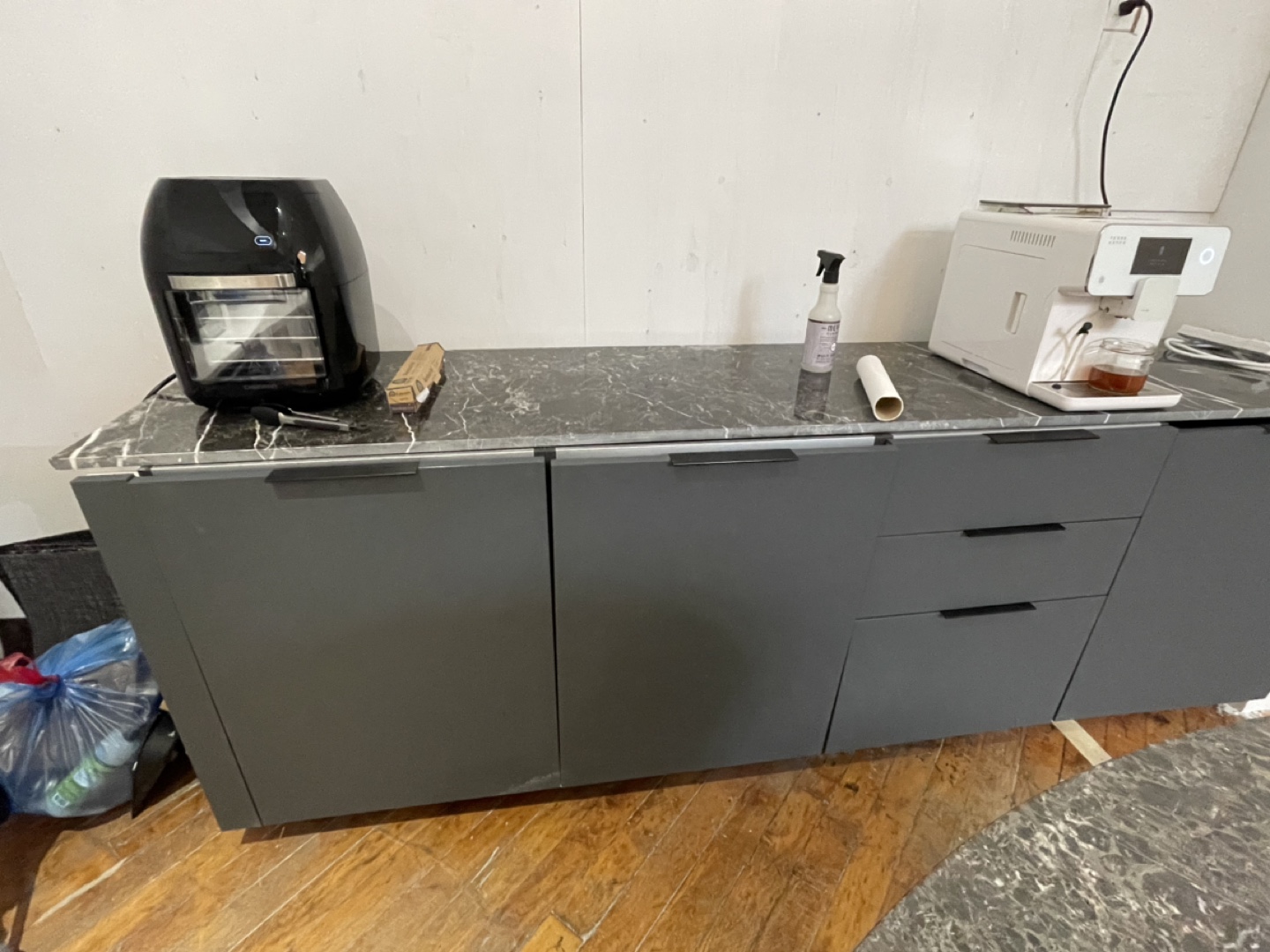 Modern Kitchen Island with Storage Drawers - photo 2