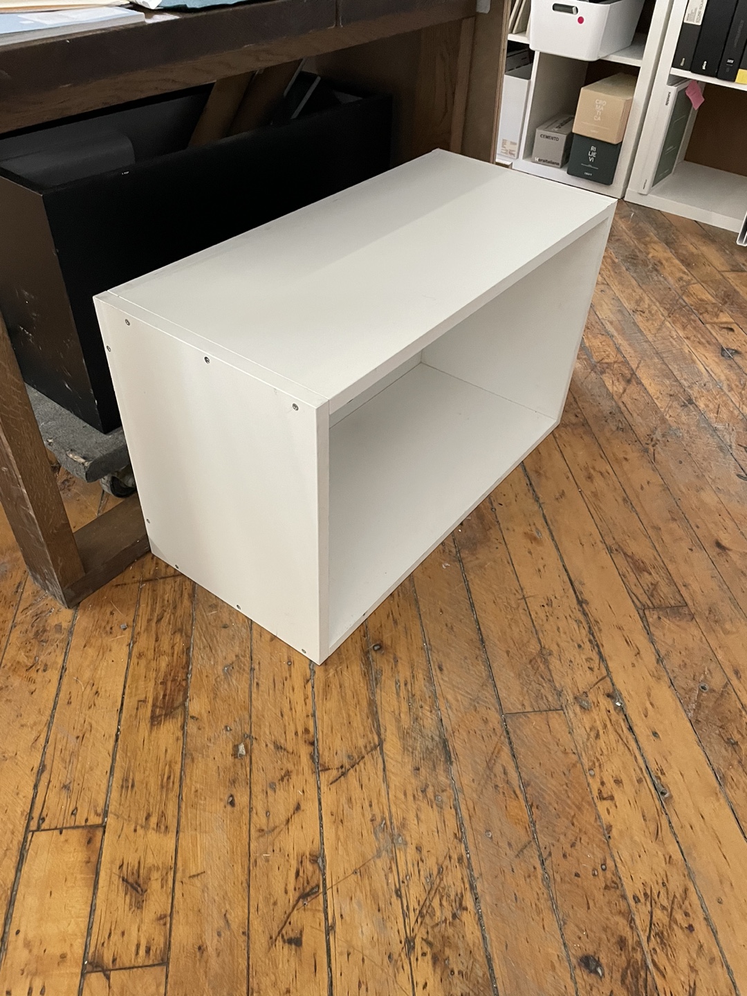 White Cube Storage Shelf - photo 2
