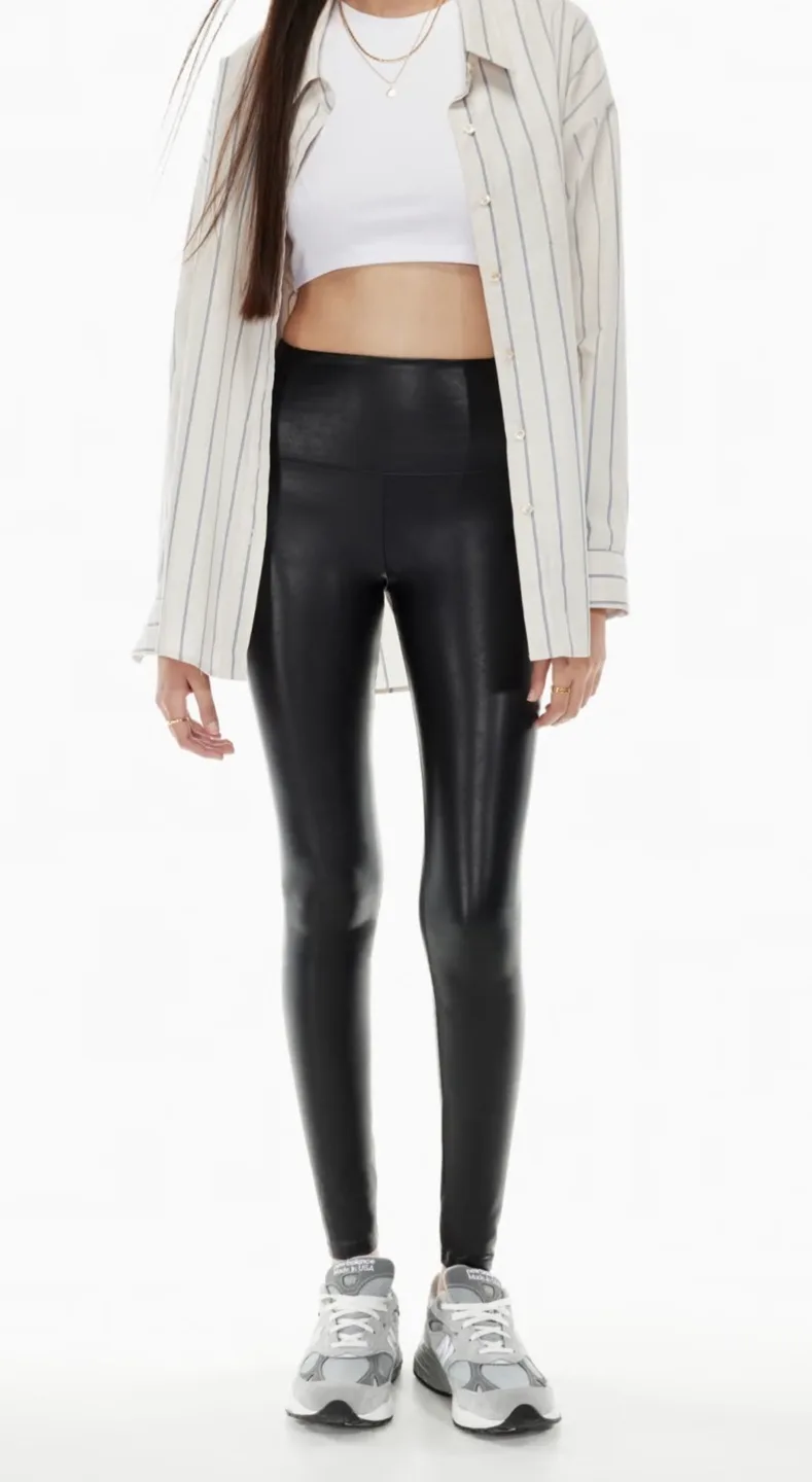 Wilfred Free Pleather Leggings - Size Small image indicator(3)