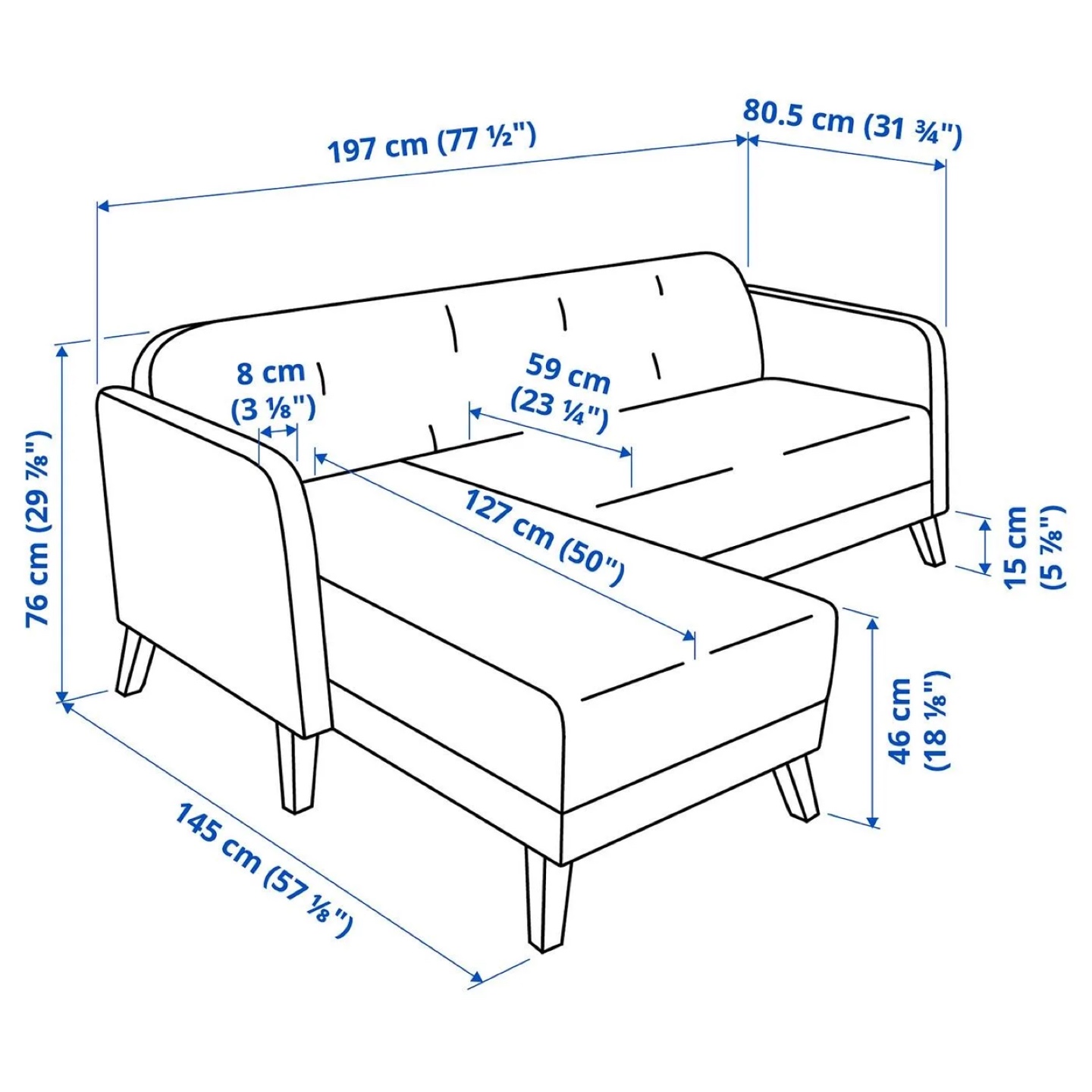 IKEA VALLENTUNA Sectional Sofa - Black - photo 3
