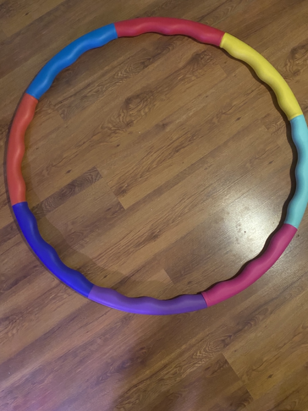 Rainbow Weighted Hula Hoop Exercise Fitness Ring - photo 3