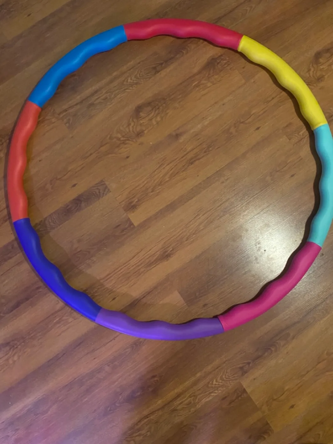 Rainbow Weighted Hula Hoop Exercise Fitness Ring image indicator(3)