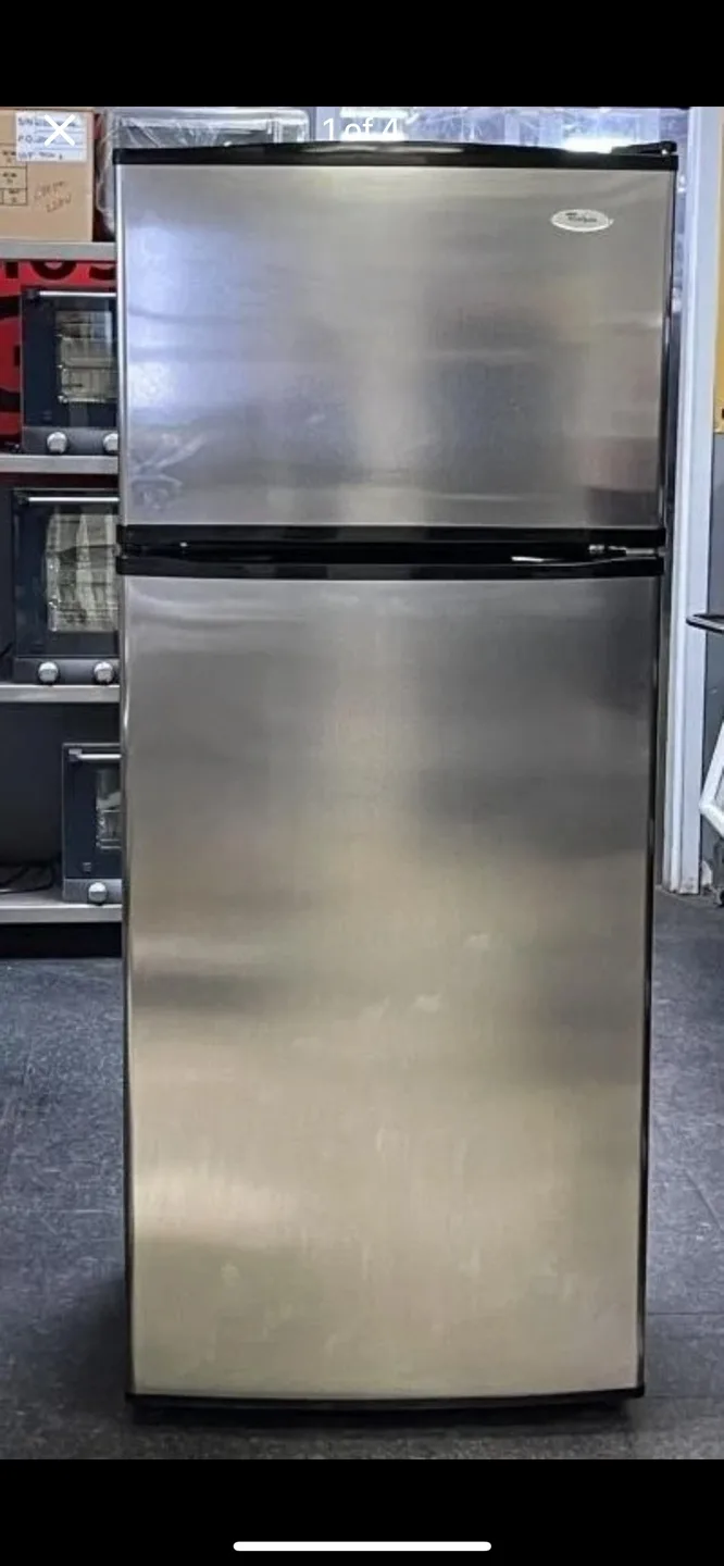 Whirlpool Top Freezer Refrigerator - Stainless Steel