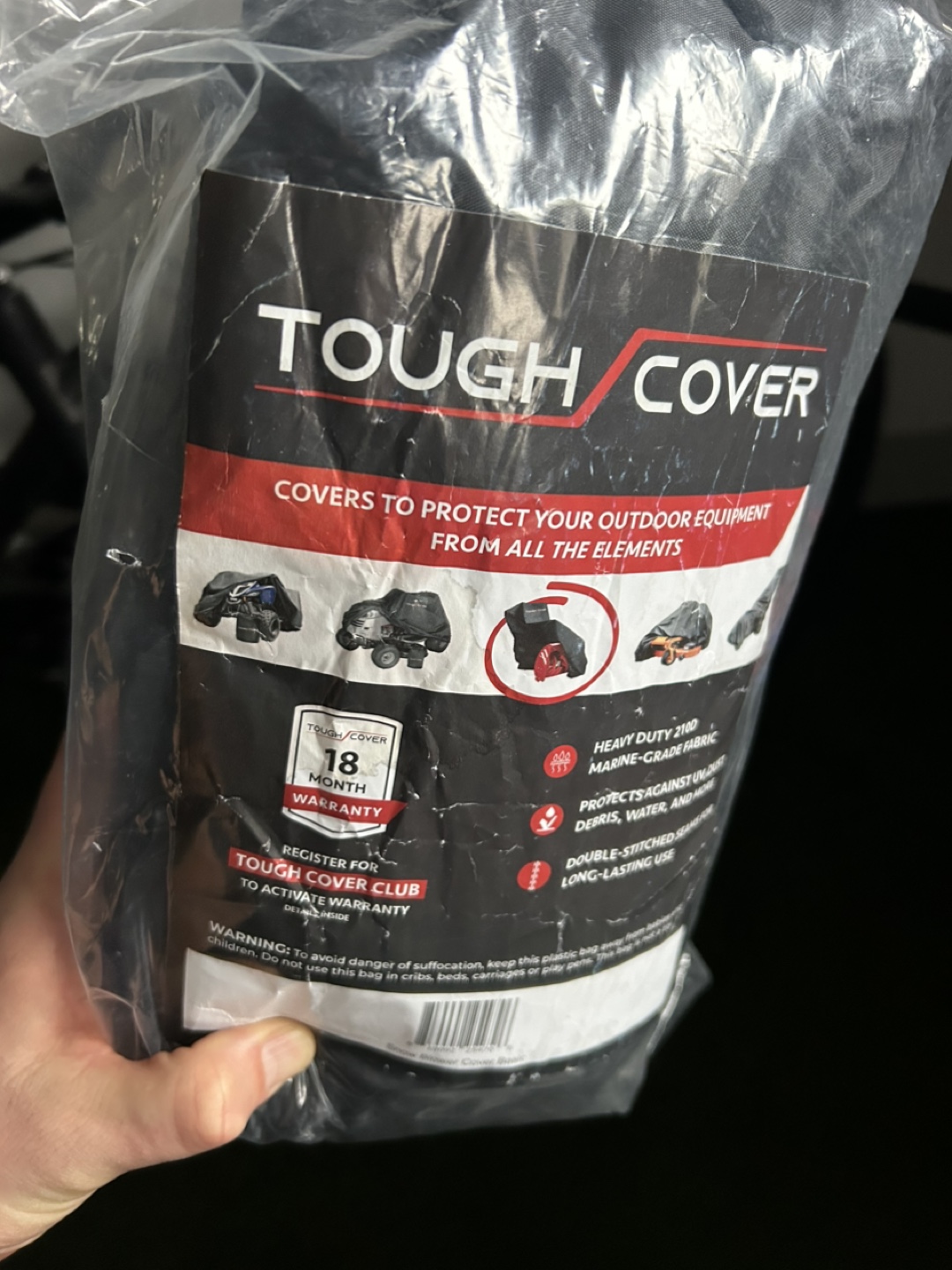Tough Cover Snow Blower Cover Basic