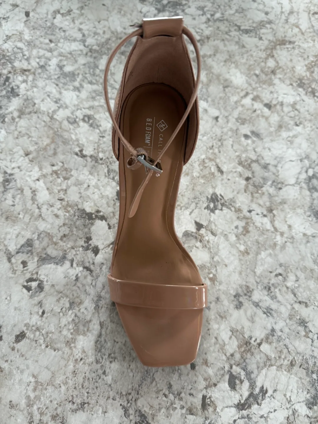 Call It Spring Nude Patent Leather Heels image indicator(4)