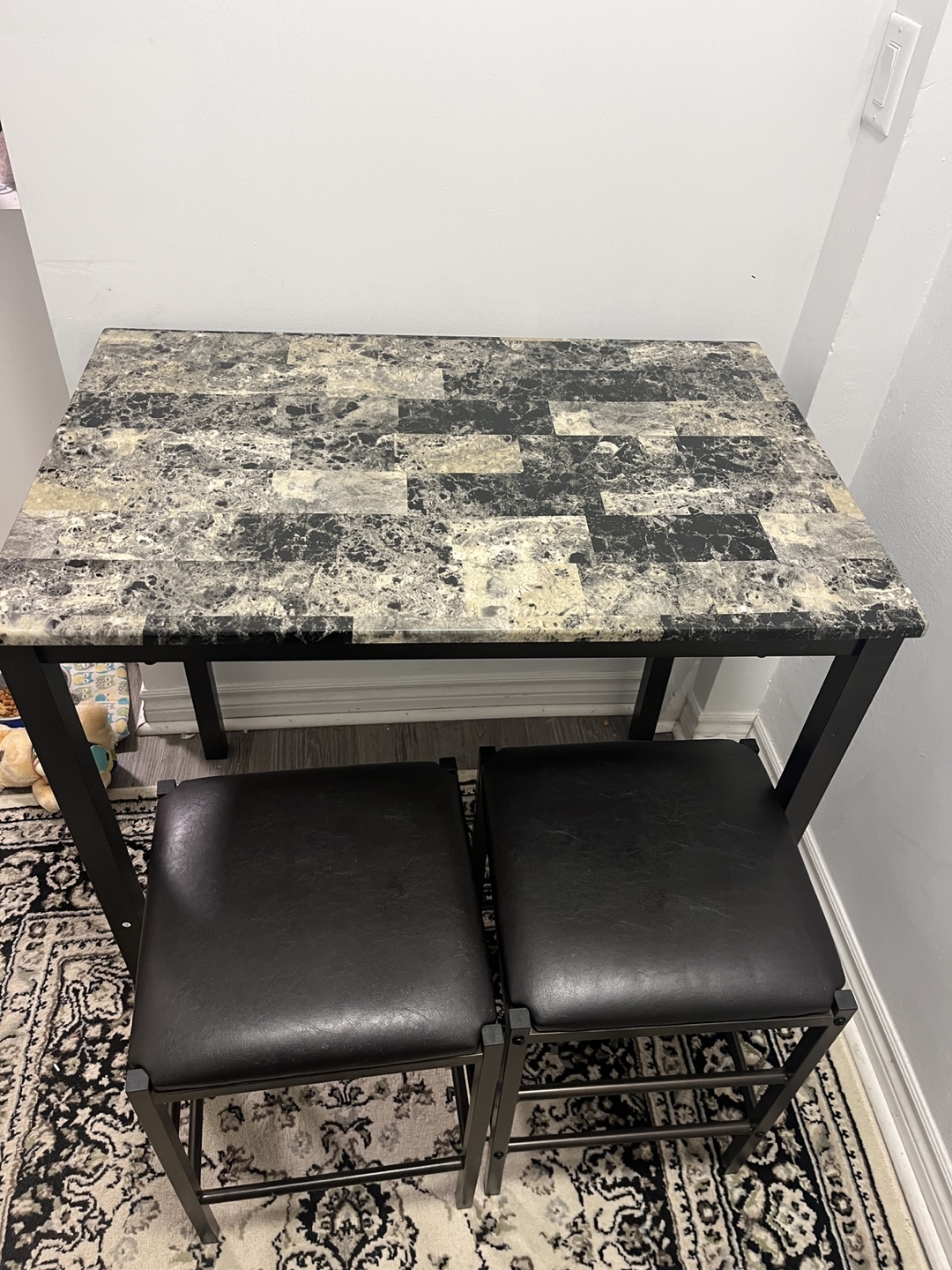 Unit Inch 3-Piece Kitchen Table Set