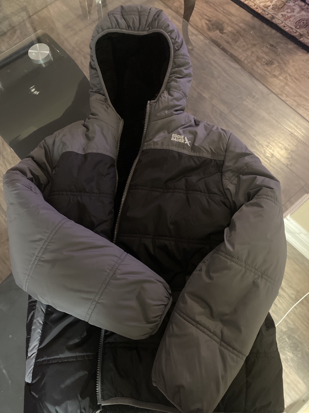 Eddie Bauer Boys' Size Large Puffer Jacket