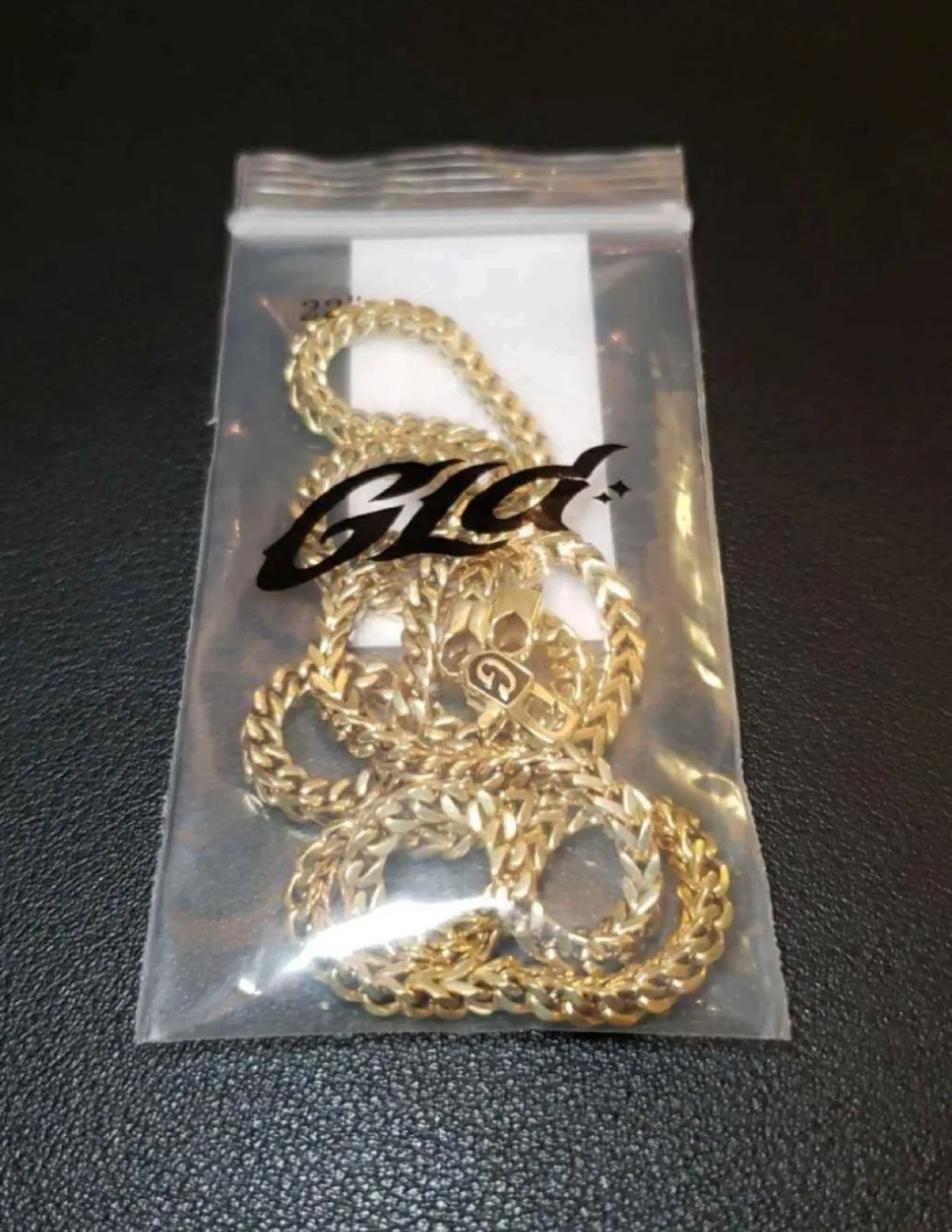 GLD 3MM Franco Chain Necklace, 22", Gold image indicator(3)