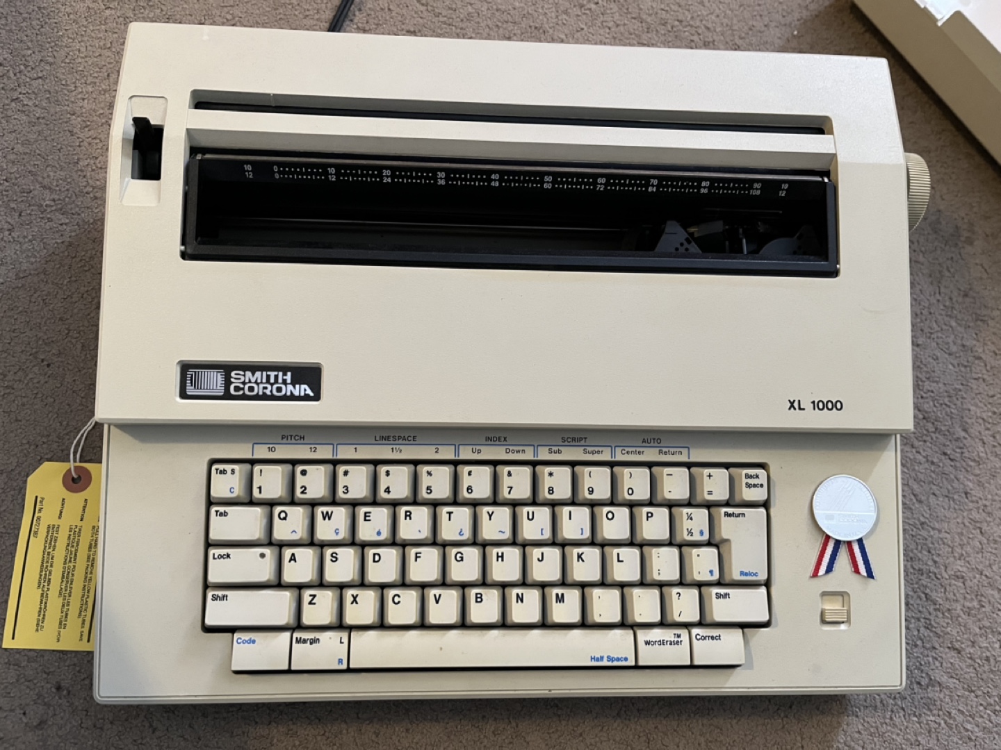 Vintage Smith Corona XL-1000 Typewriter 🧡 - photo 2