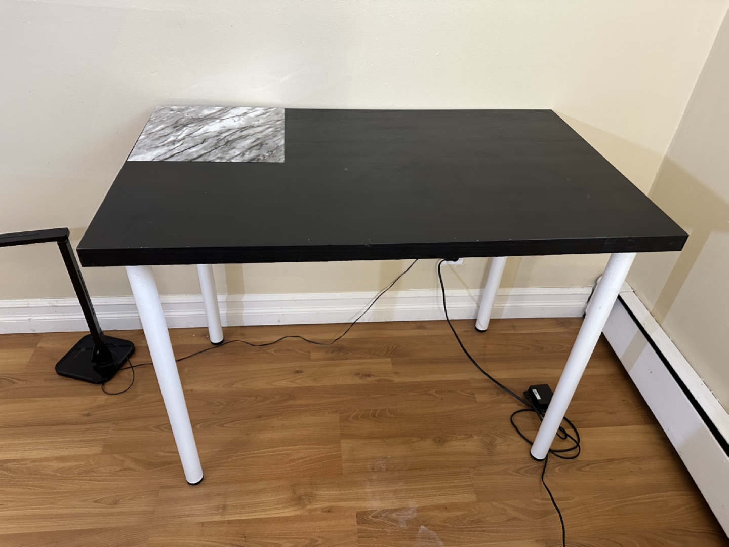 Black and White Desk