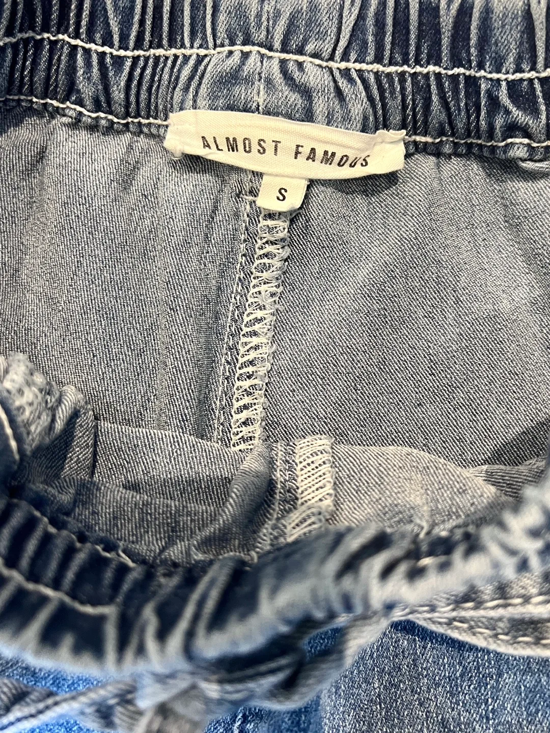 Denim Cargo Pants with Drawstrings image indicator(8)