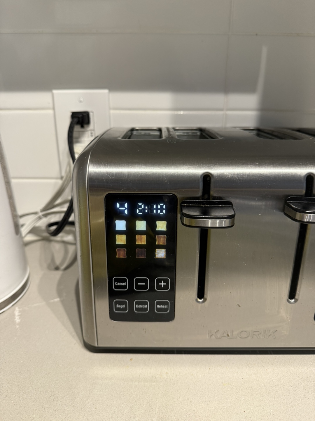 Kalorik 4-Slice Digital Toaster - Stainless Steel - photo 2