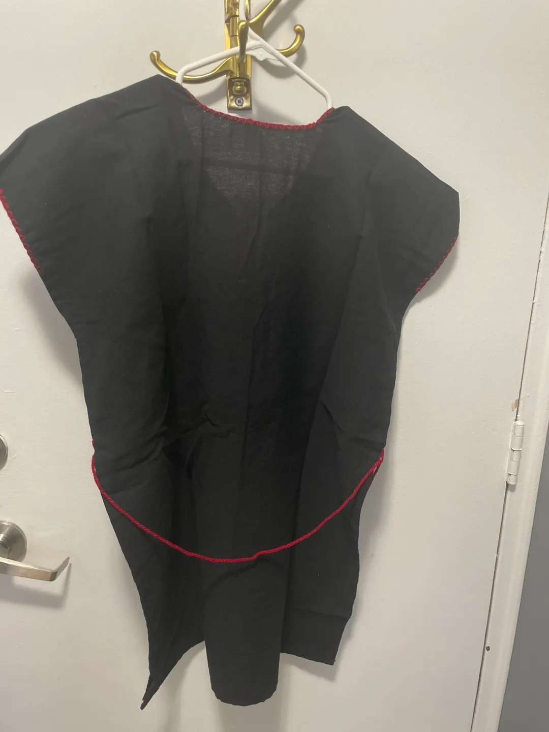 Embroidered Black Peasant Top image indicator(4)