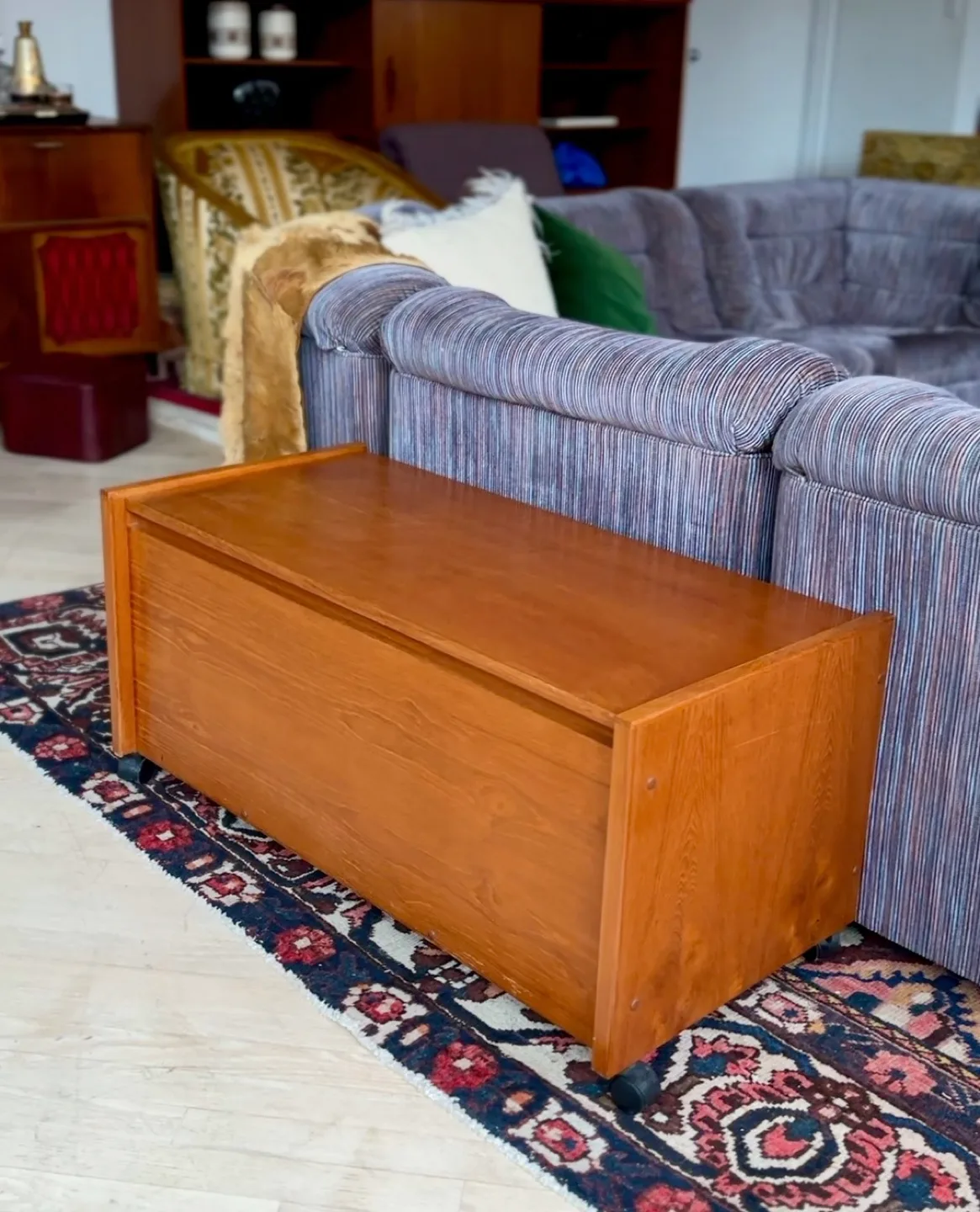 Teak MCM Vintage Chest with Cedar Interior 🤎 thumbnail