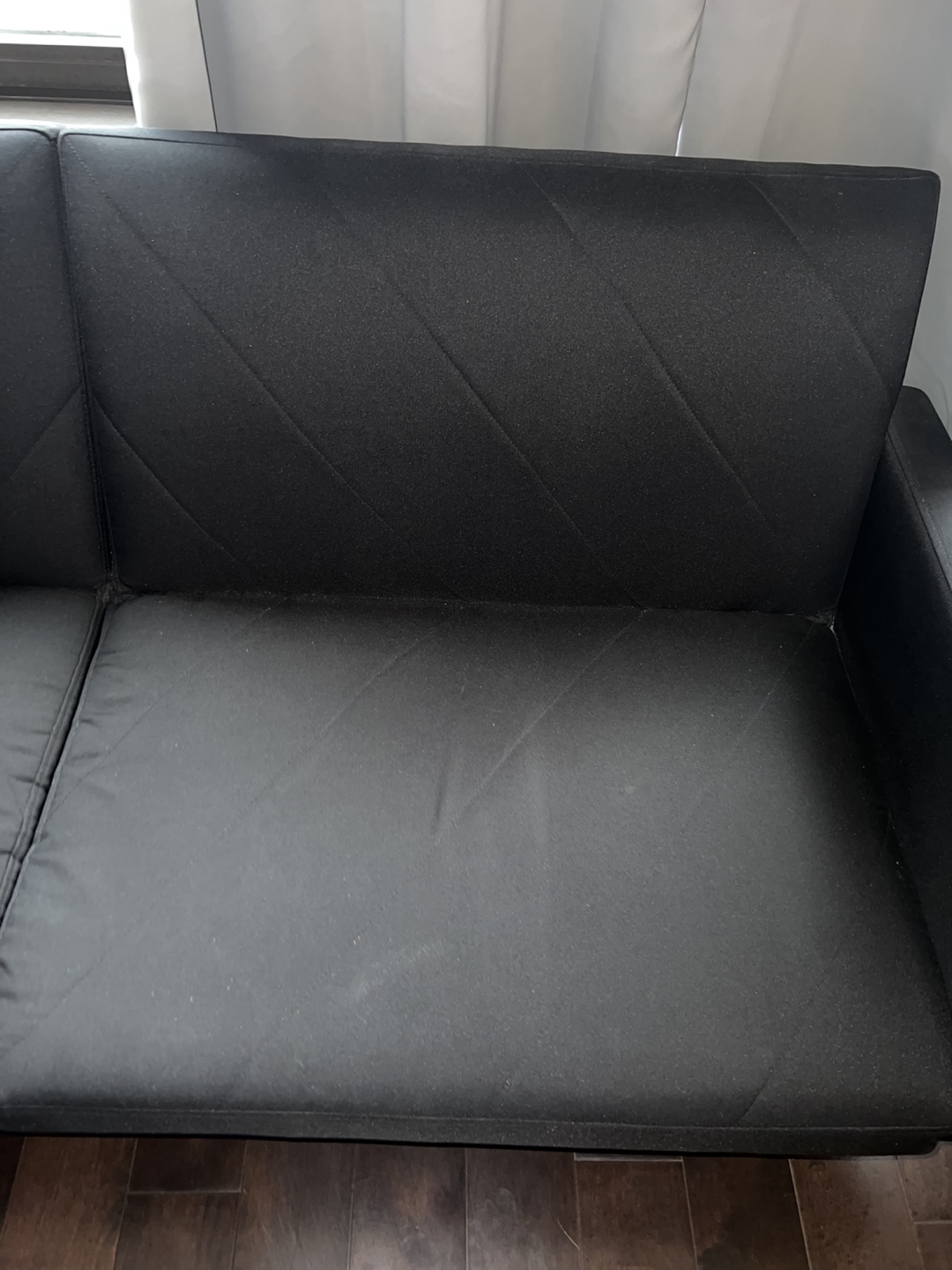 Black Futon Sofa Bed - photo 5
