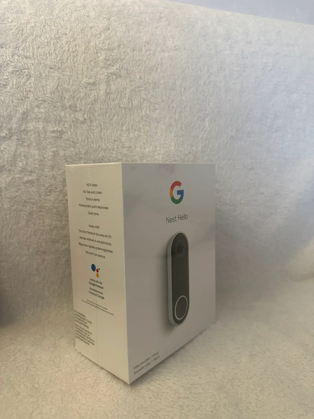 Google Nest Hello Wired Video Doorbell - New in Box image indicator(3)