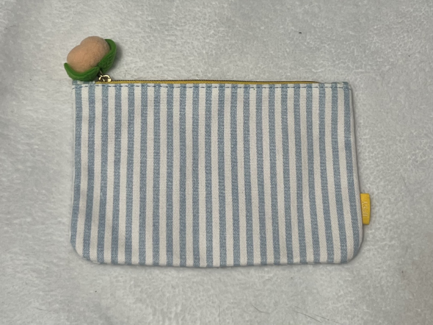 Summer Peach Makeup Bag