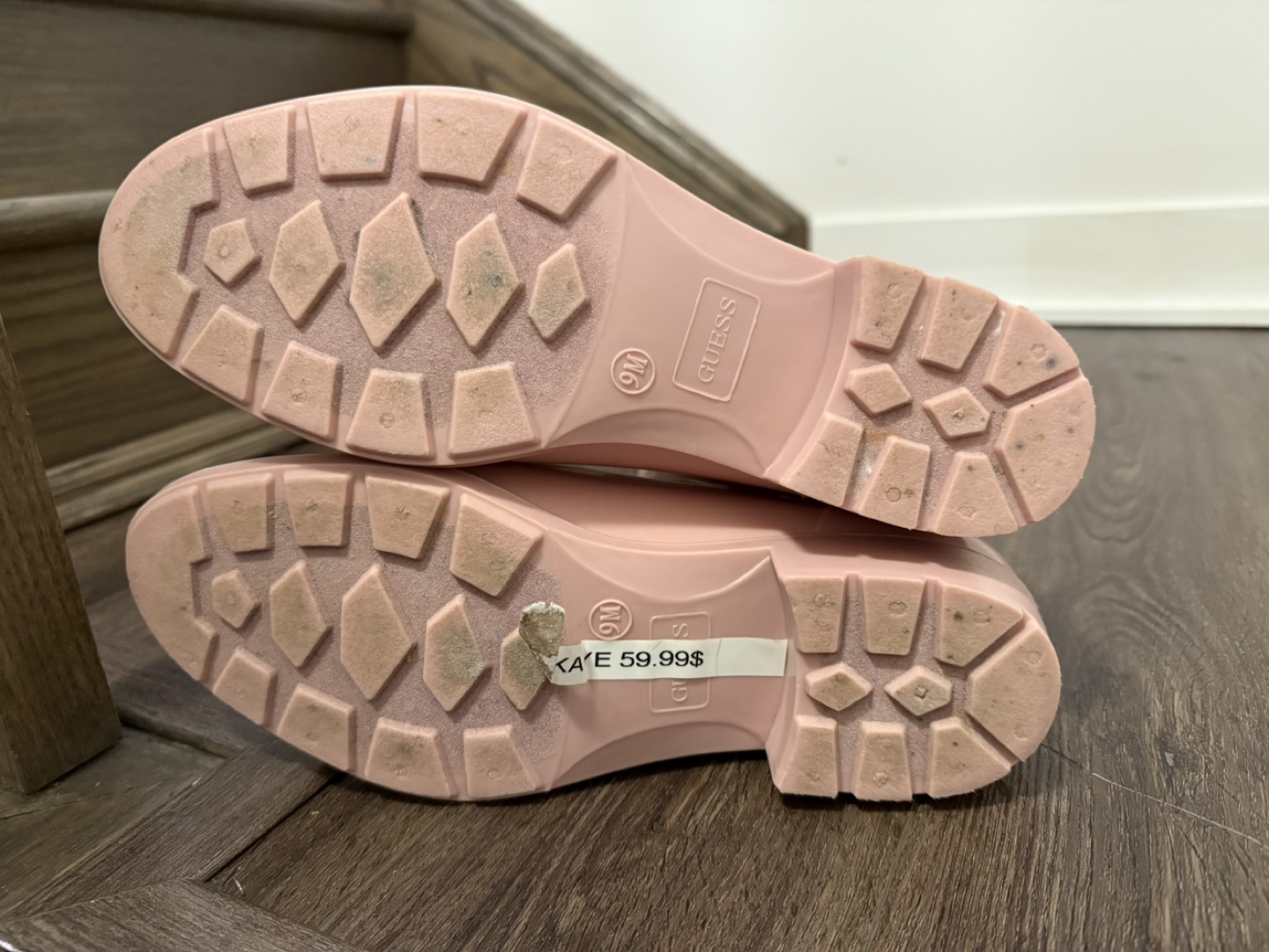 Pink Guess Rain Boots - Size 9 - photo 4