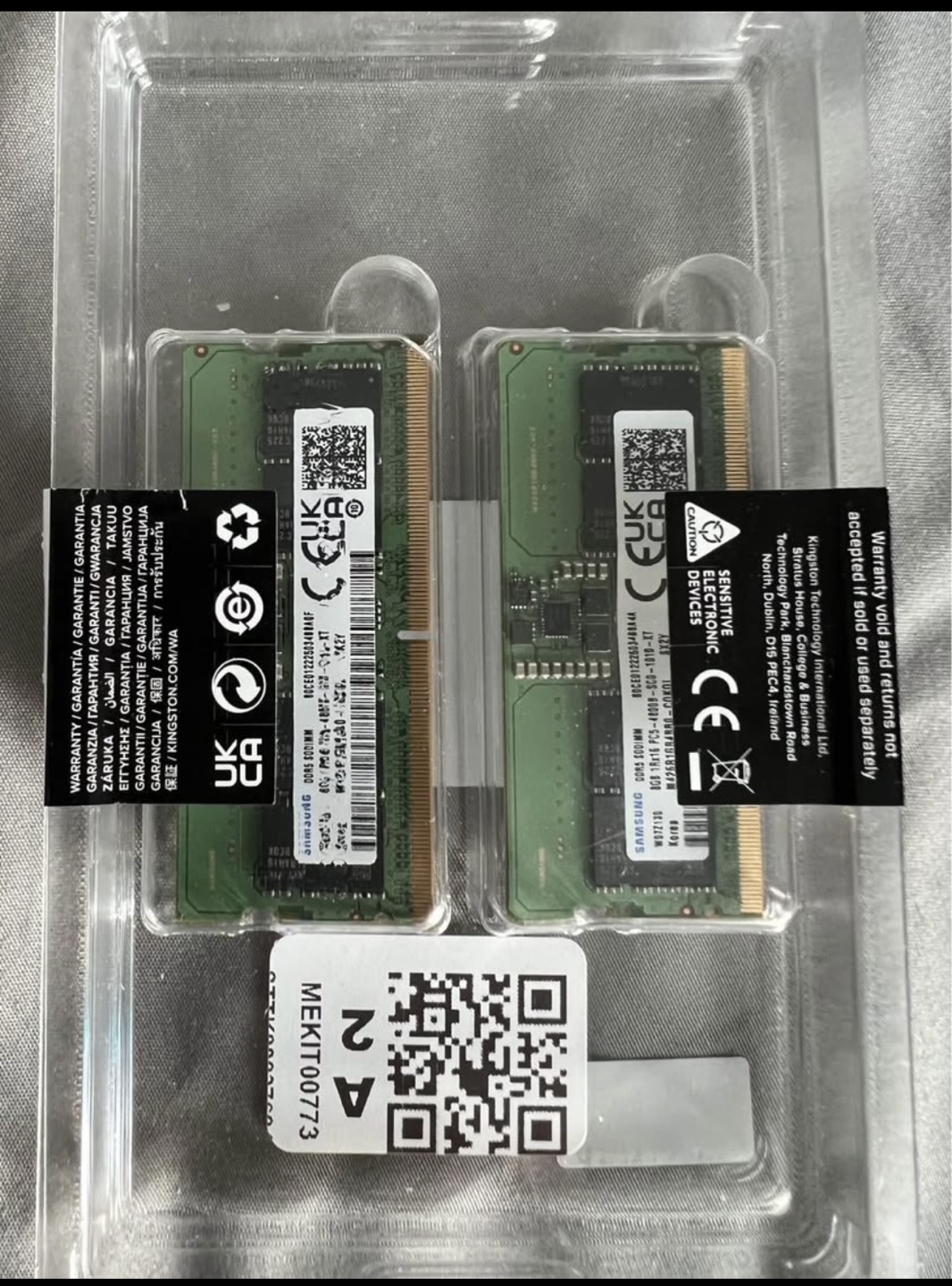 Samsung 2*8 GB RAM 4800Hz DDR5(NEW)