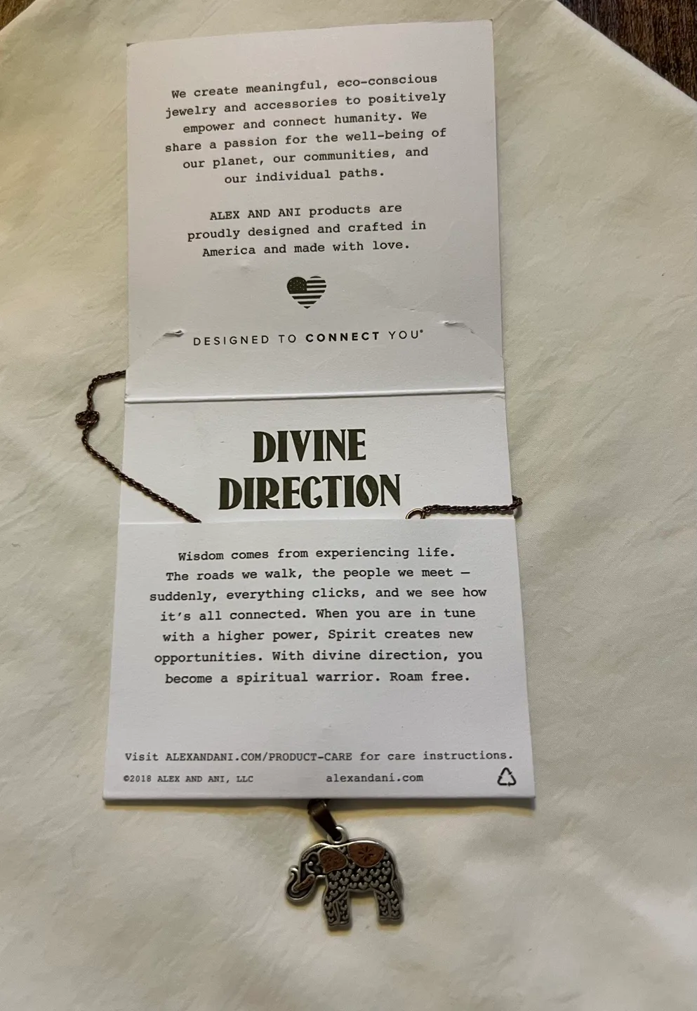 Alex and Ani Elephant Necklace image indicator(3)