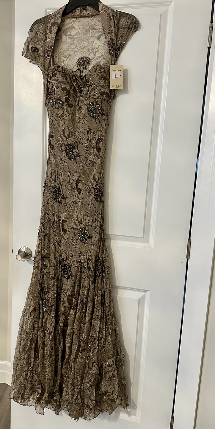 Gorgeous A line gown, brand new!
