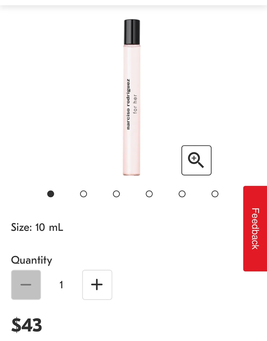 ✨✨Narciso Rodriguez For Her Eau de Parfum Rollerball - 10ml image indicator(4)