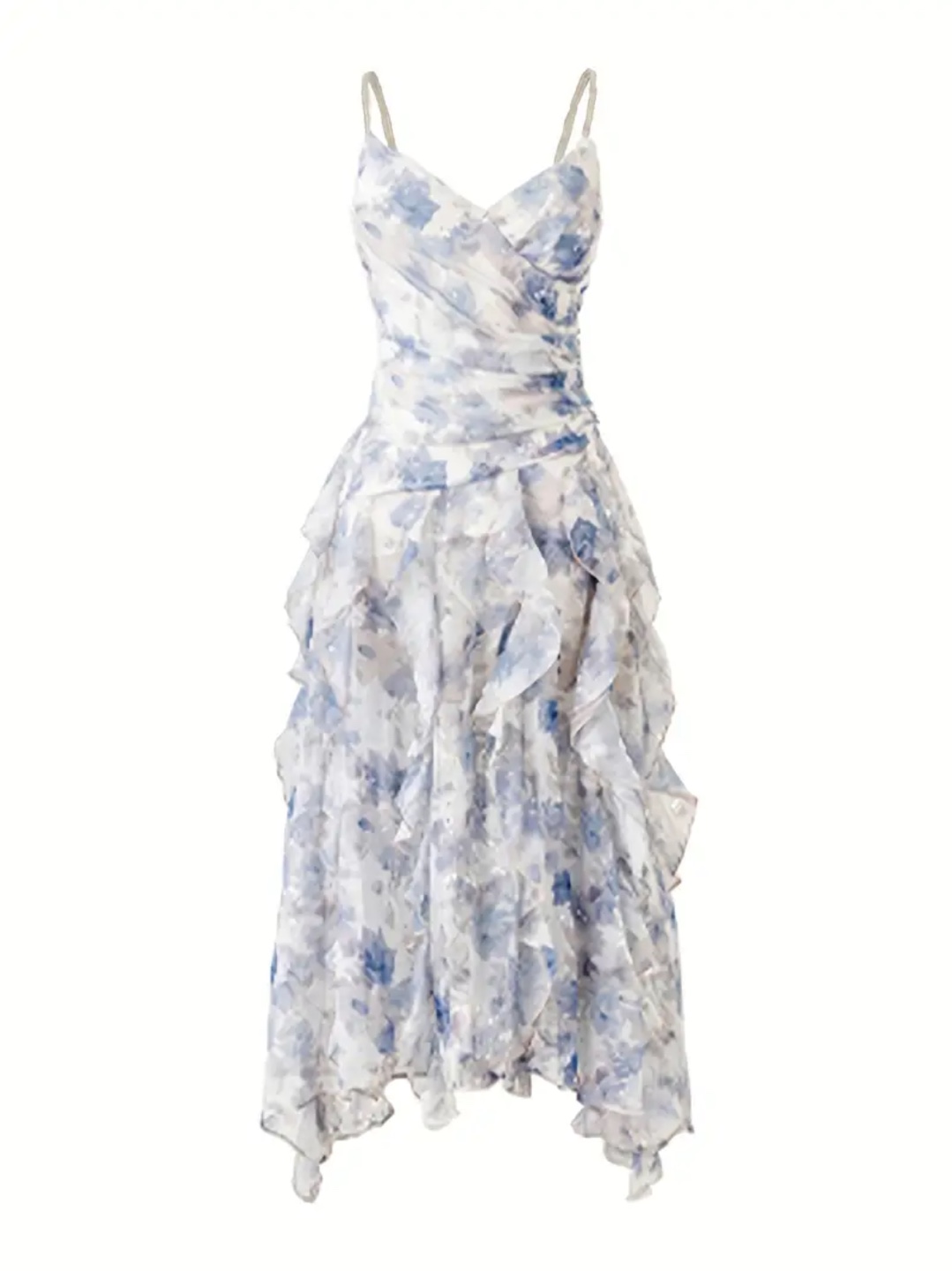 Elegant Floral Midi Dress - photo 5