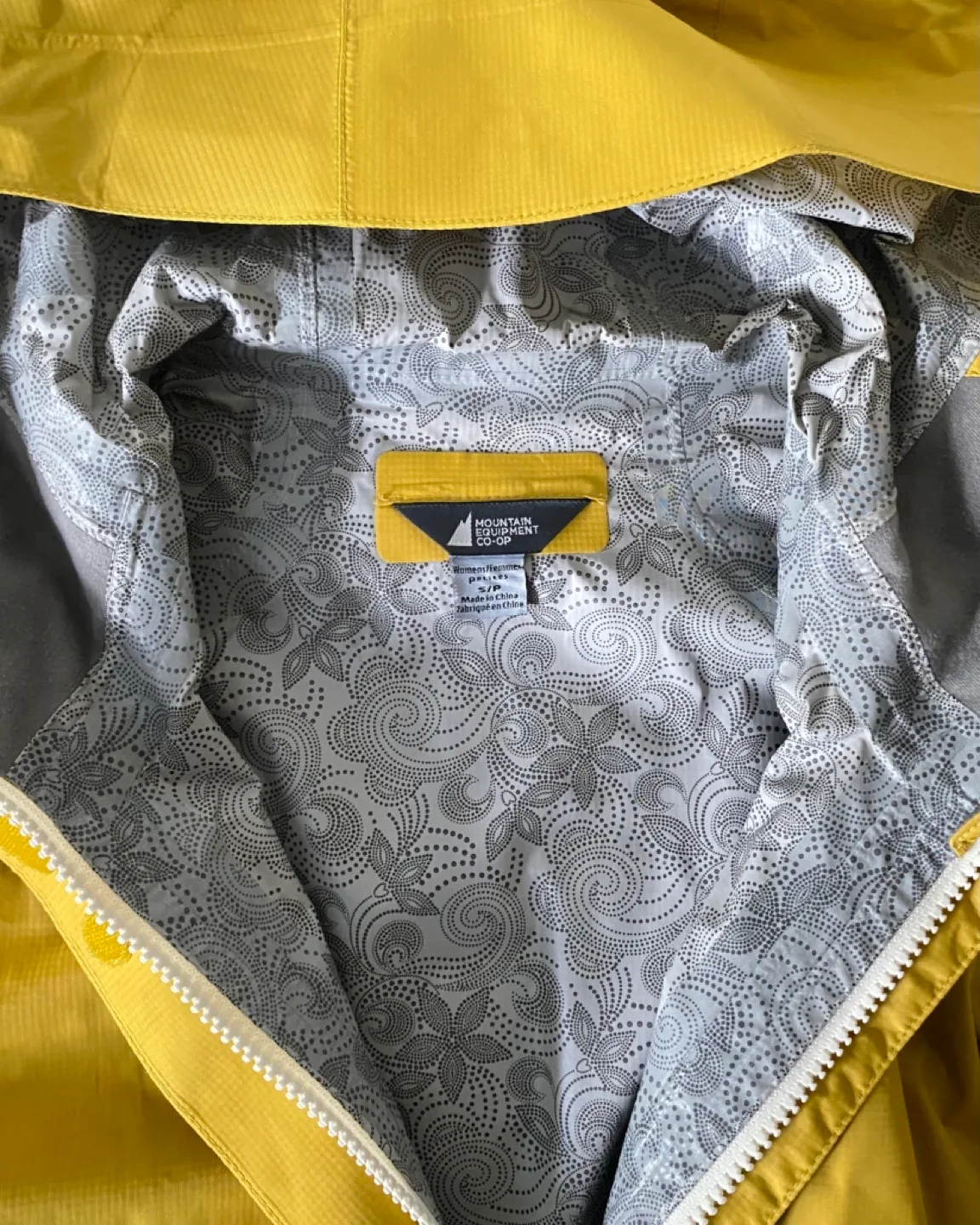 Mountain Equipment Co-op Women's Yellow Rain Jacket image indicator(3)