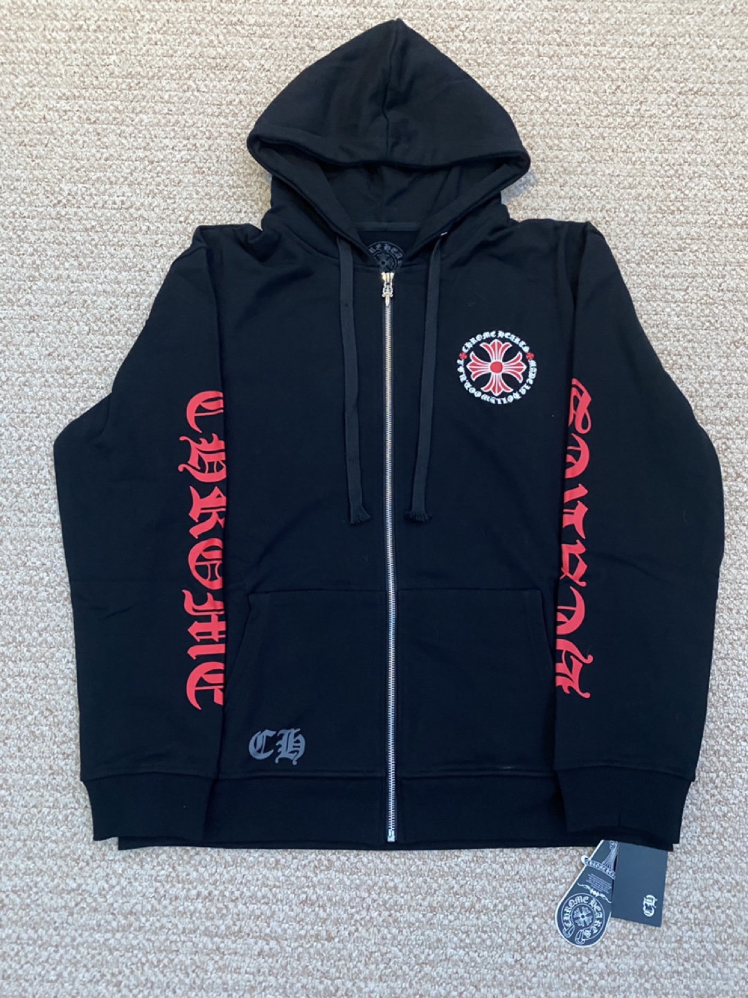 Chrome Hearts Zip-Up Hoodie