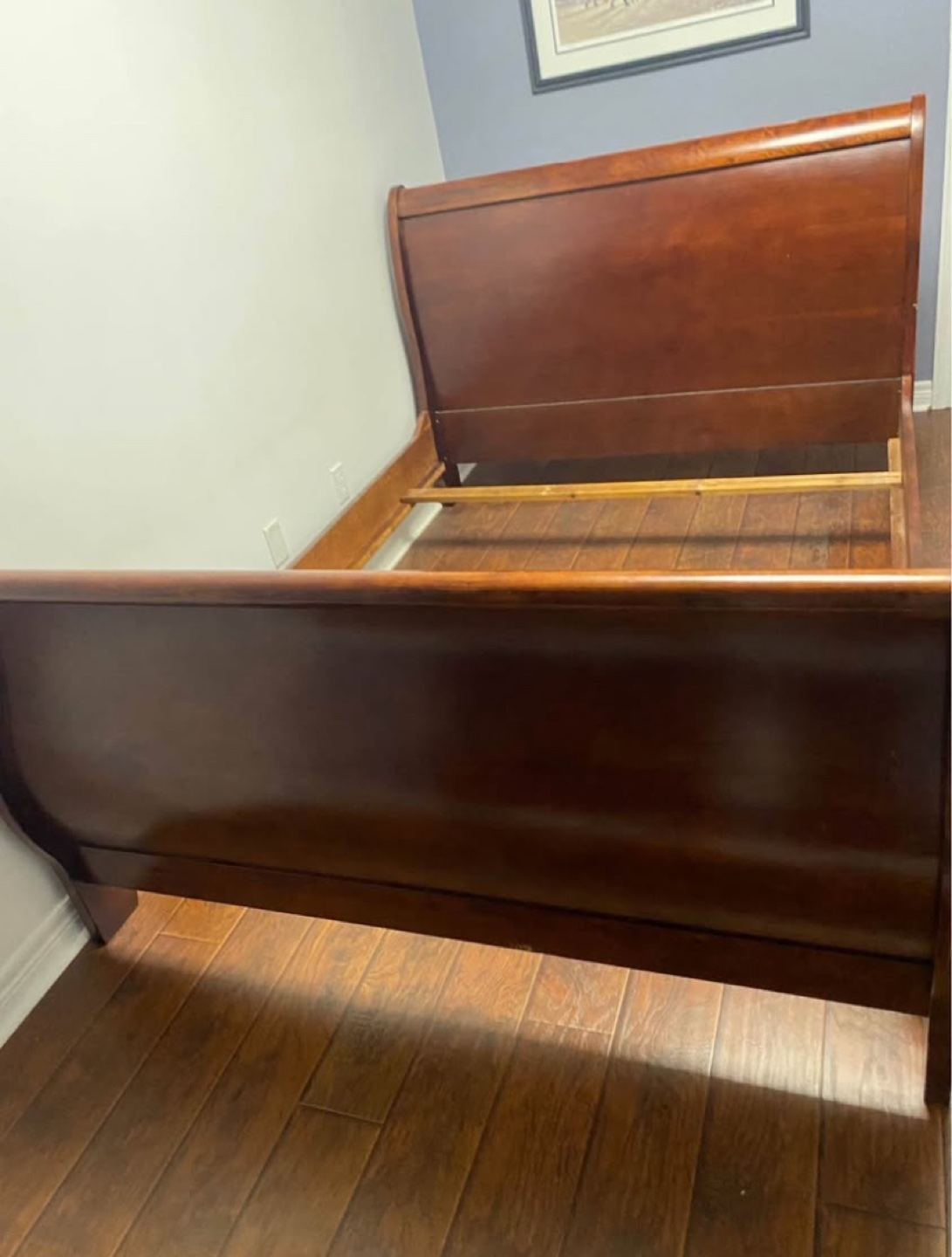 Sleigh bed - photo 2