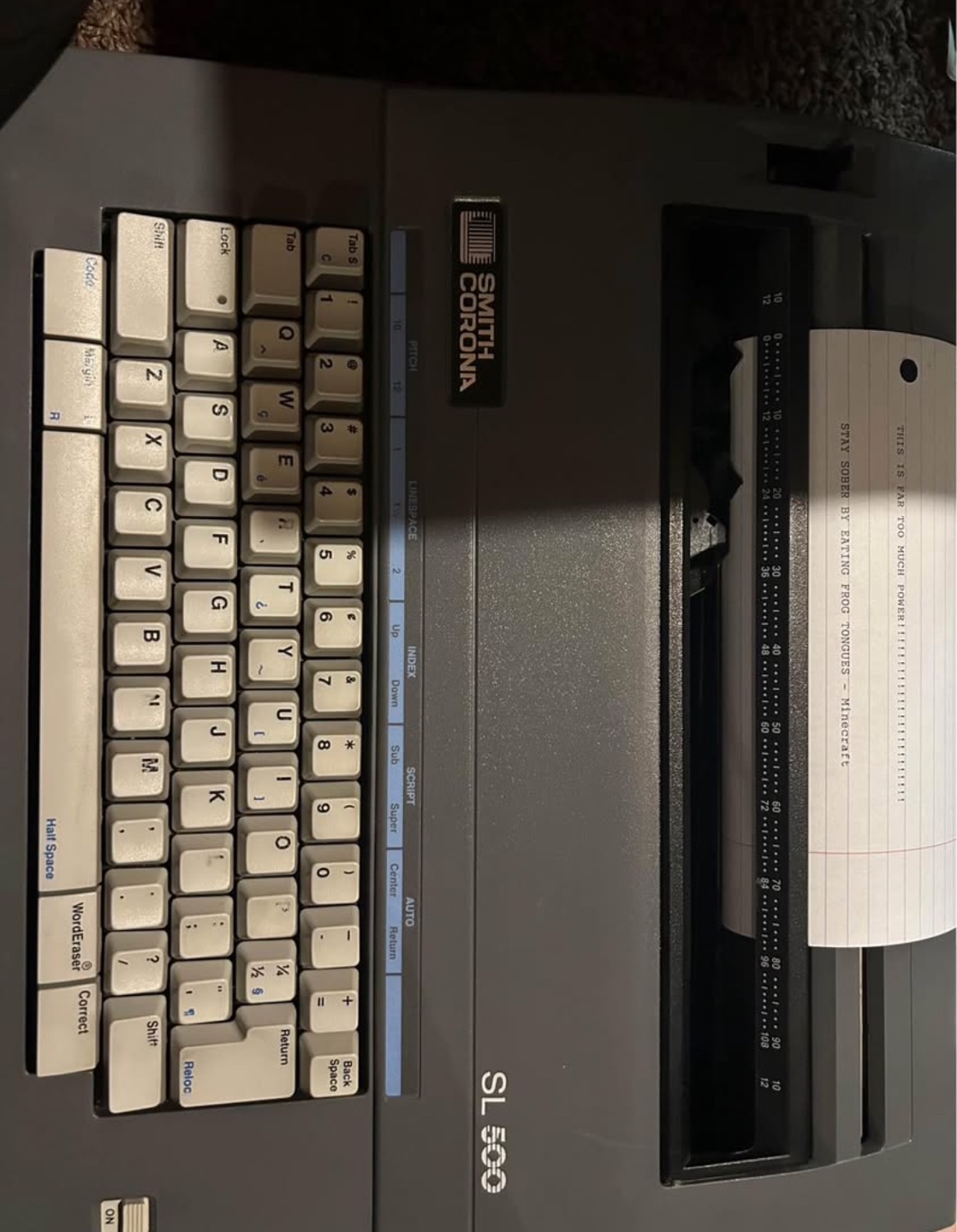 Smith Corona Typewriter with Mistake Correction - photo 2