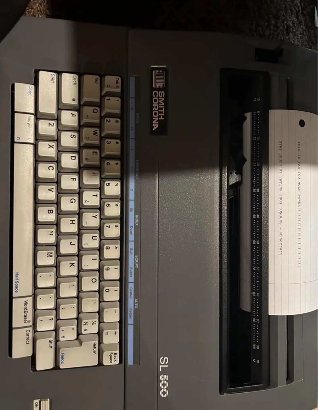 Smith Corona Typewriter with Mistake Correction image indicator(2)